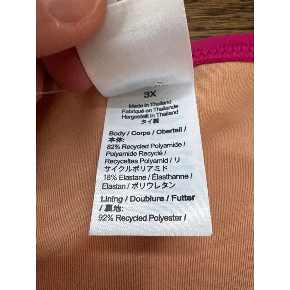 J.Crew‎ Re-imagined High-Waisted Bikini Bottom Pink BM642 Womens 3X NEW